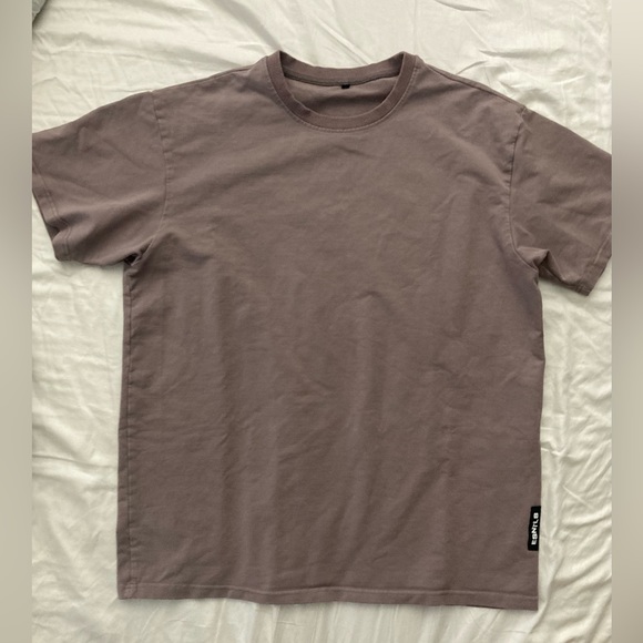 ESNTLS Mauve oversized/drop shoulder tee (M) - Picture 2 of 6
